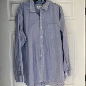 Van Heusen classic fit button down 18-18 1/2 in